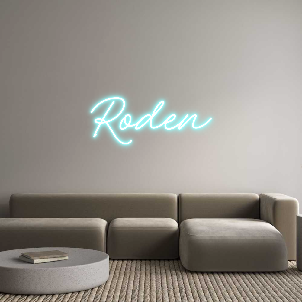 Anpassad neon: Roden