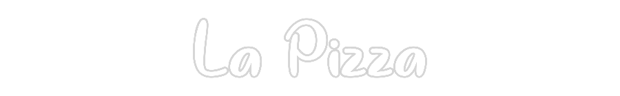 Anpassad neon: La Pizza
