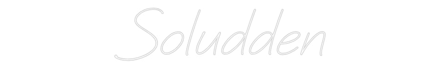 Anpassad neon: Soludden