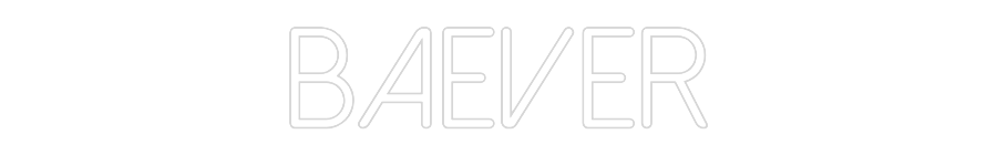 Anpassad neon: Baever