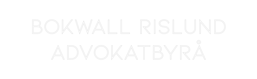 Anpassad neon: BOKWALL RISLU...
