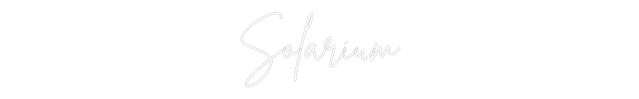 Anpassad neon: Solarium