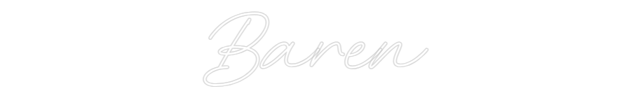 Anpassad neon: Baren
