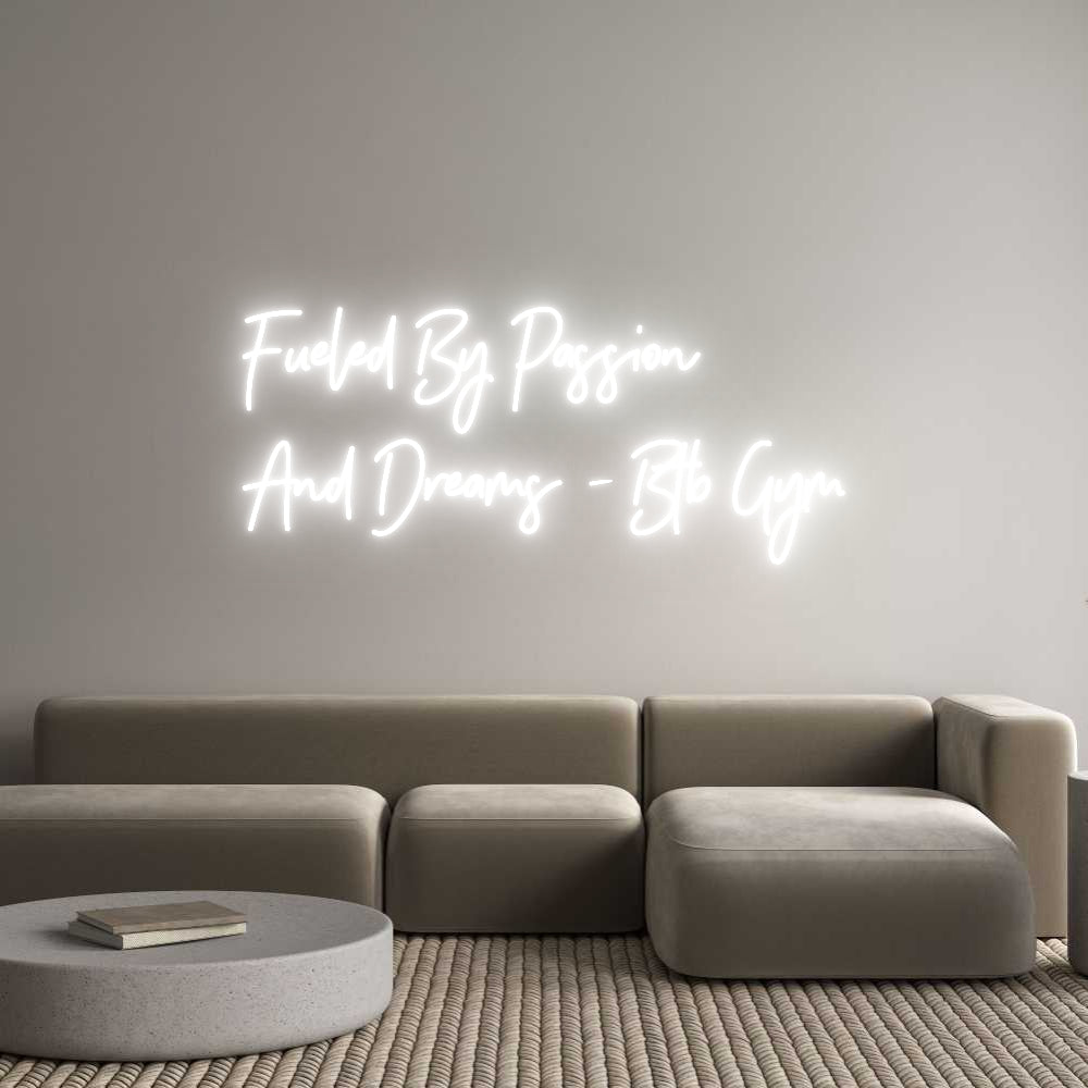 Anpassad neon: Fueled By Pas...