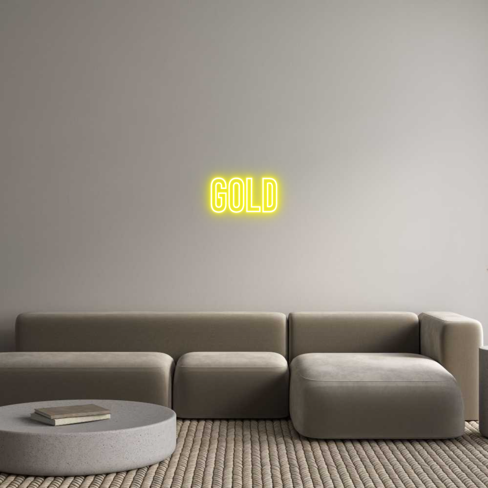 Anpassad neon: GOLD