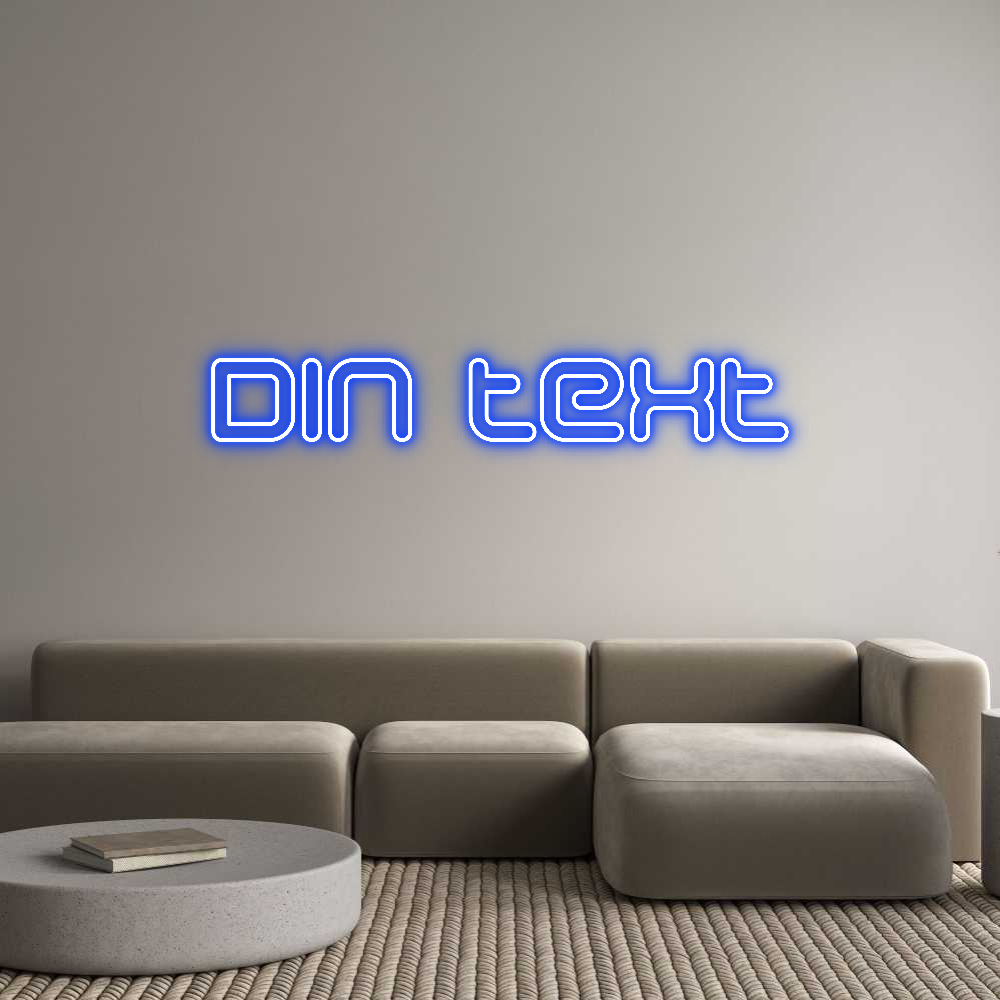 Anpassad neon: Din text