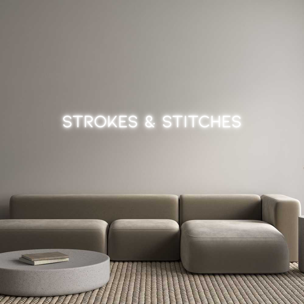 Anpassad neon: Strokes & Sti...