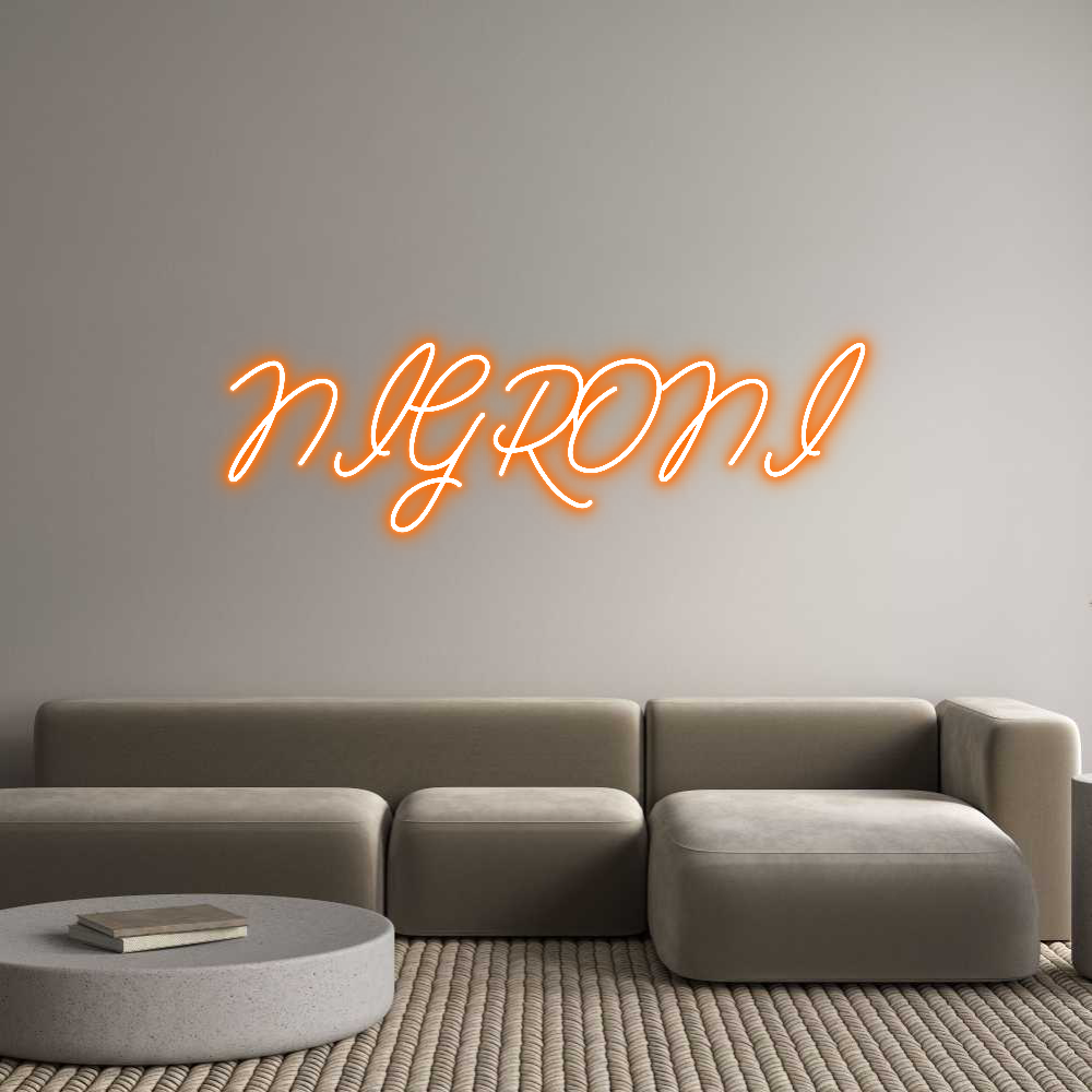 Anpassad neon: NIGRONI