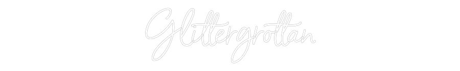 Anpassad neon: Glittergrottan