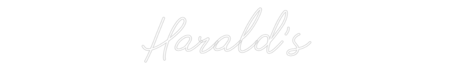 Anpassad neon: Harald's