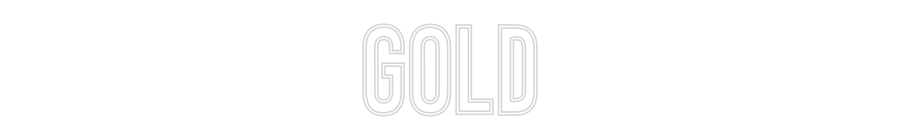 Anpassad neon: GOLD