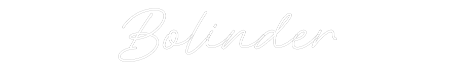 Anpassad neon: Bolinder
