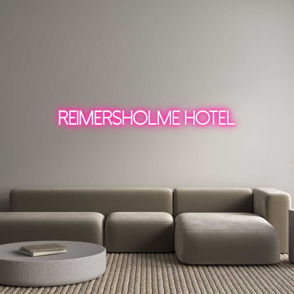 Anpassad neon: REIMERSHOLME ...