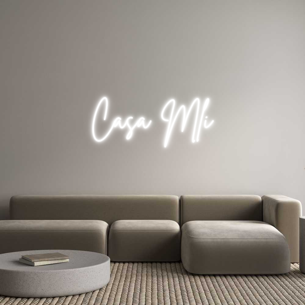 Anpassad neon: Casa Mli