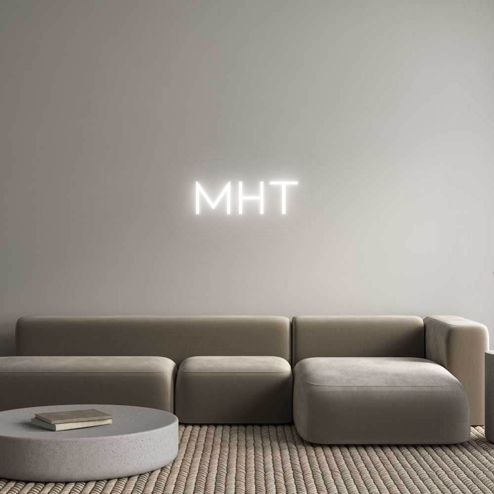 Anpassad neon: MHT