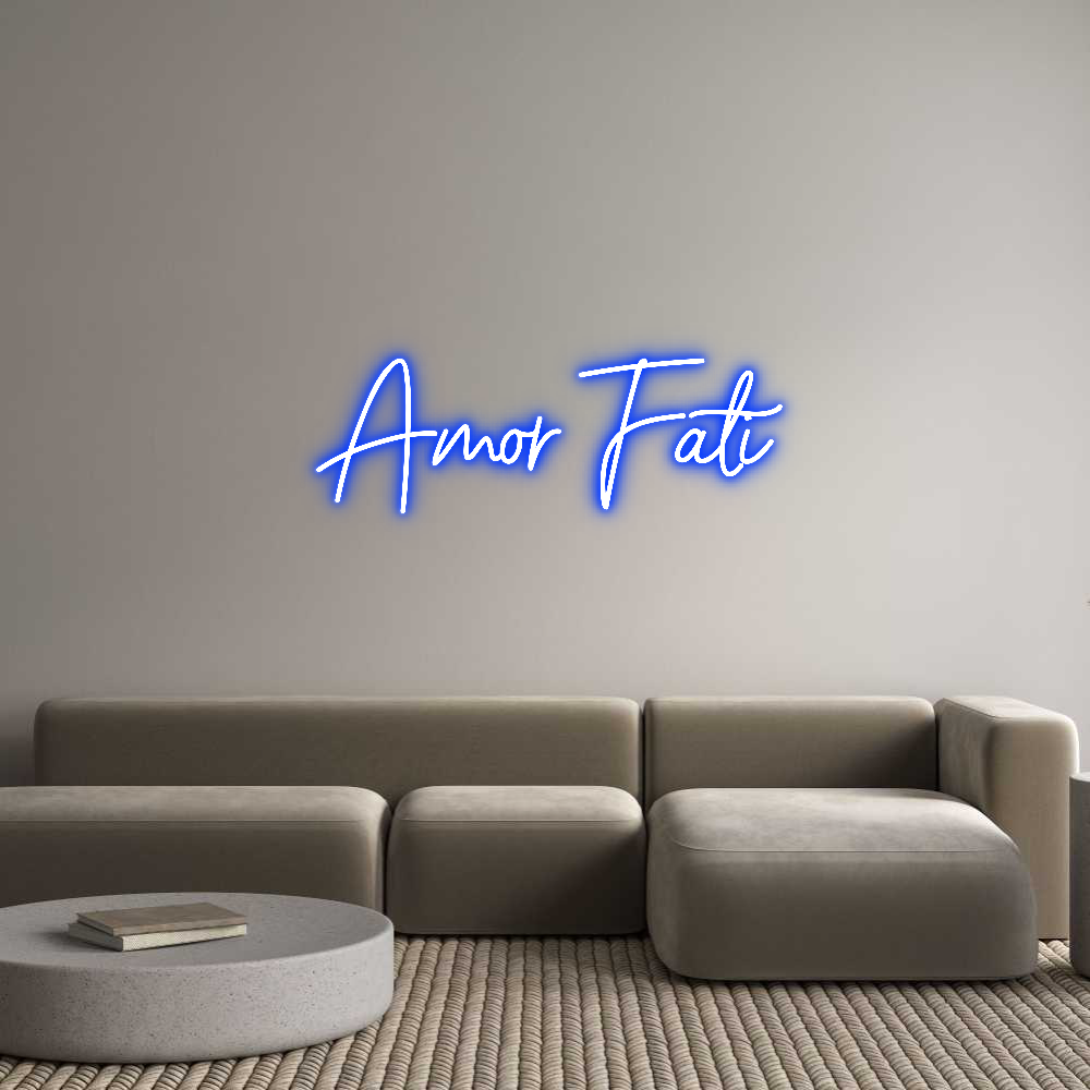 Anpassad neon: Amor Fati