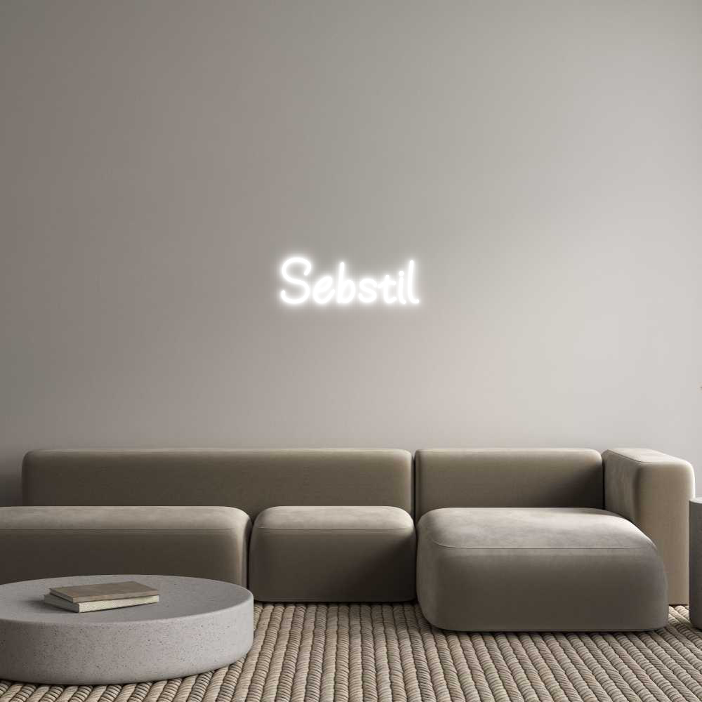 Anpassad neon: Sebstil