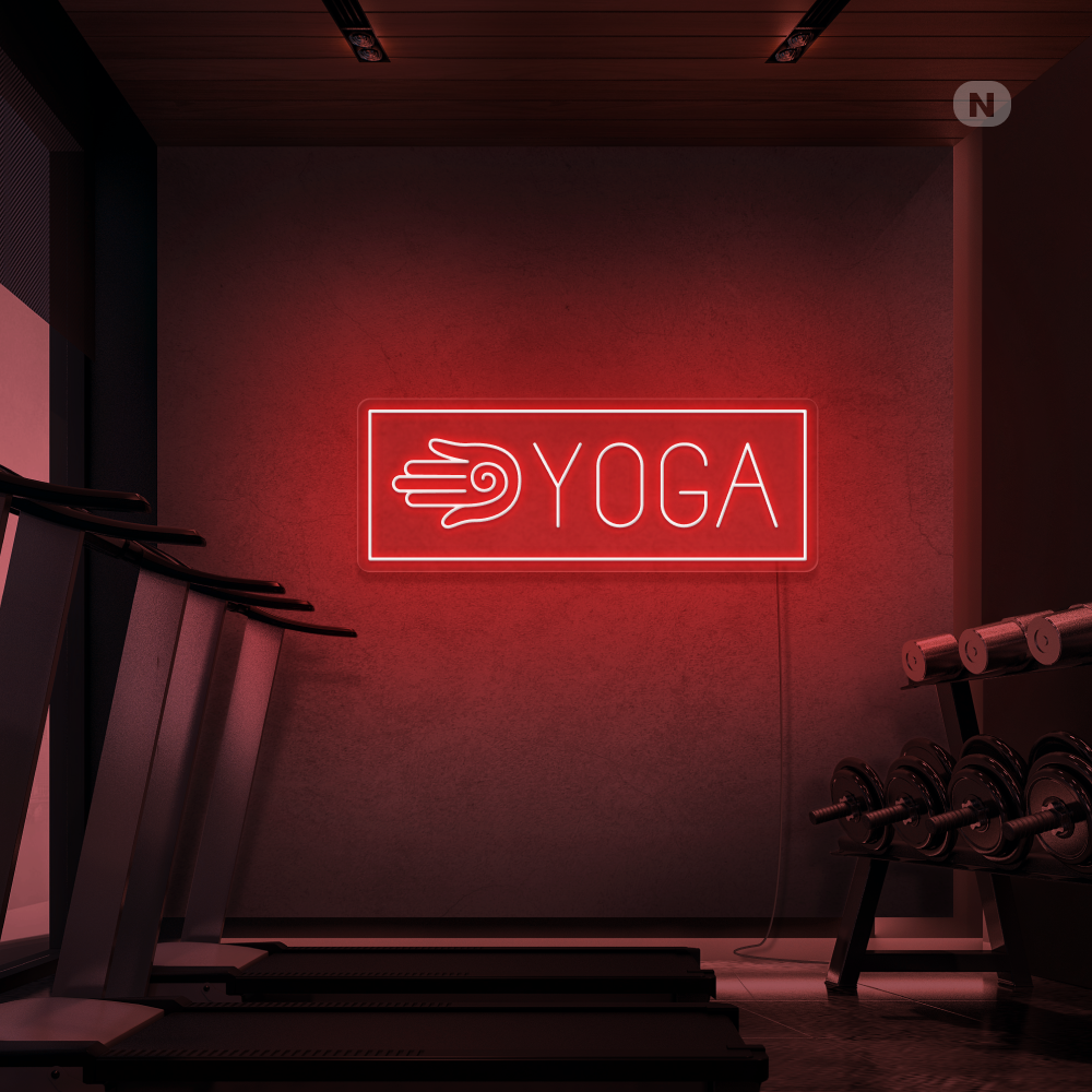 Neonskylt Yoga