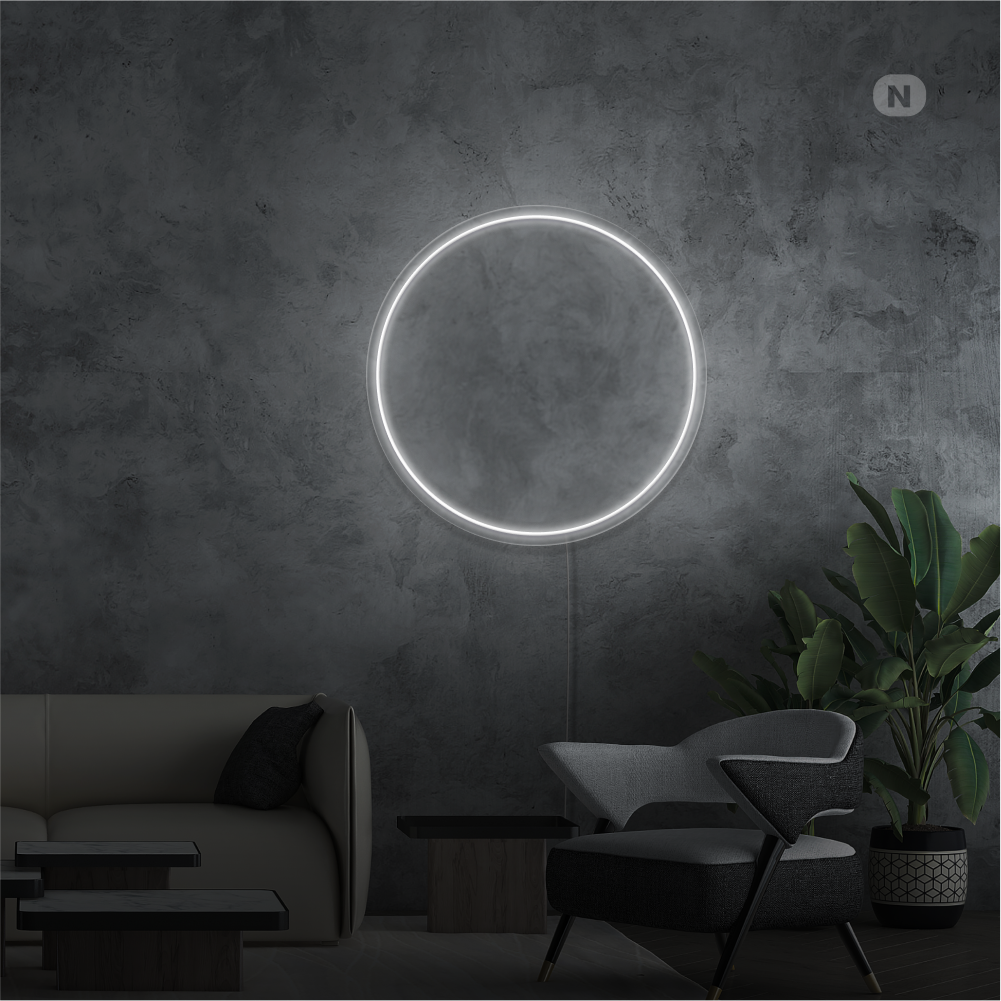 Neonskylt ZEN Cirkel