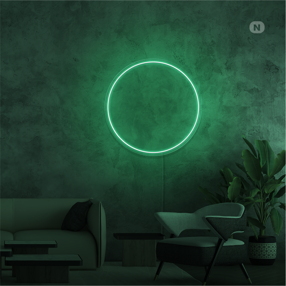 Neonskylt ZEN Cirkel