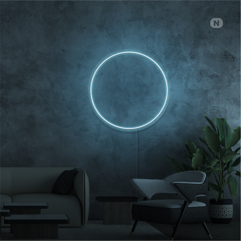 Neonskylt ZEN Cirkel