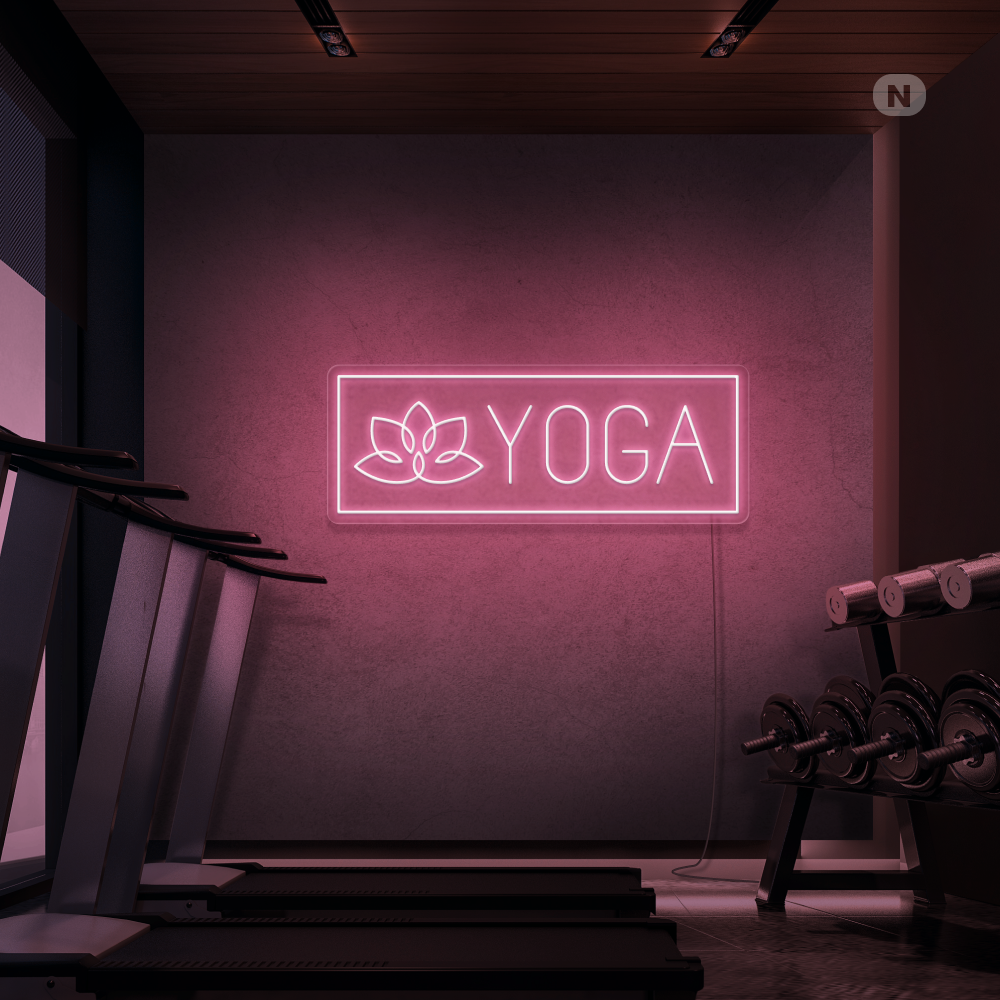 Neonskylt Yoga