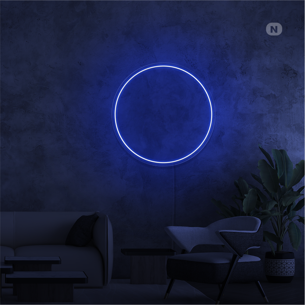 Neonskylt ZEN Cirkel