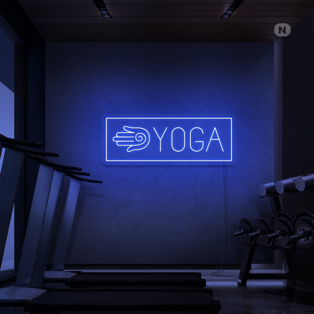 Neonskylt Yoga