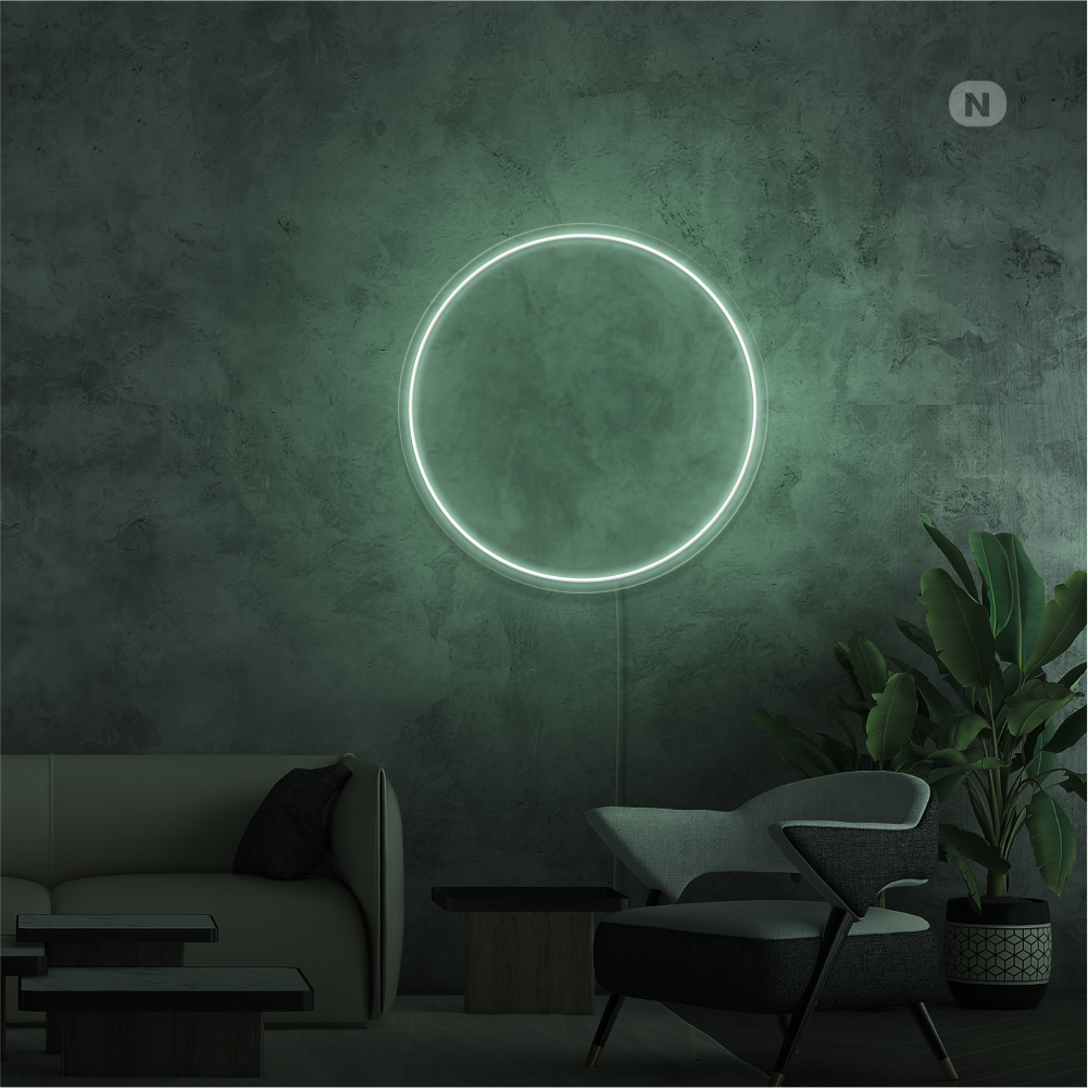 Neonskylt ZEN Cirkel