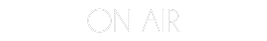 Anpassad neon: ON AIR