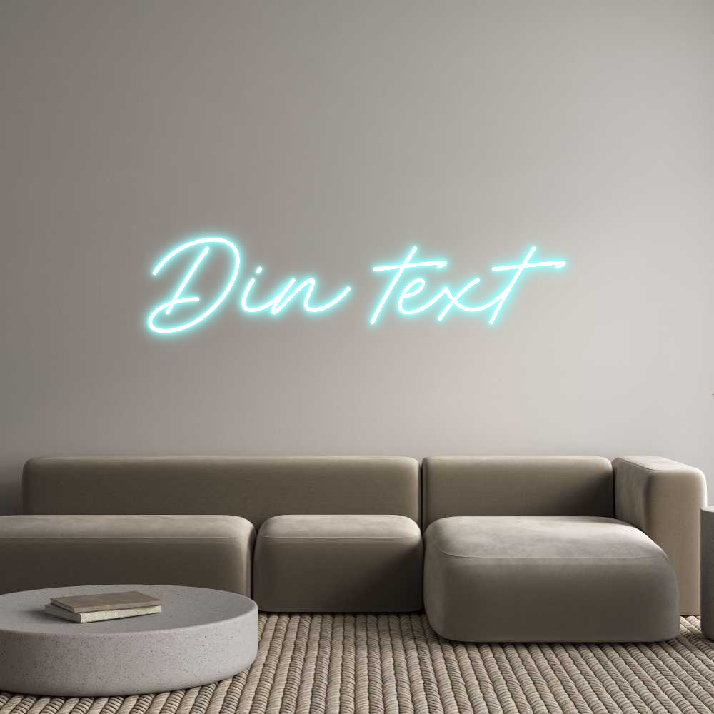 Anpassad neon: Din text