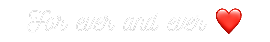 Anpassad neon: For ever and ...