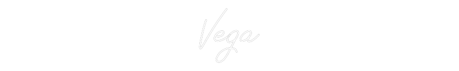Anpassad neon: Vega