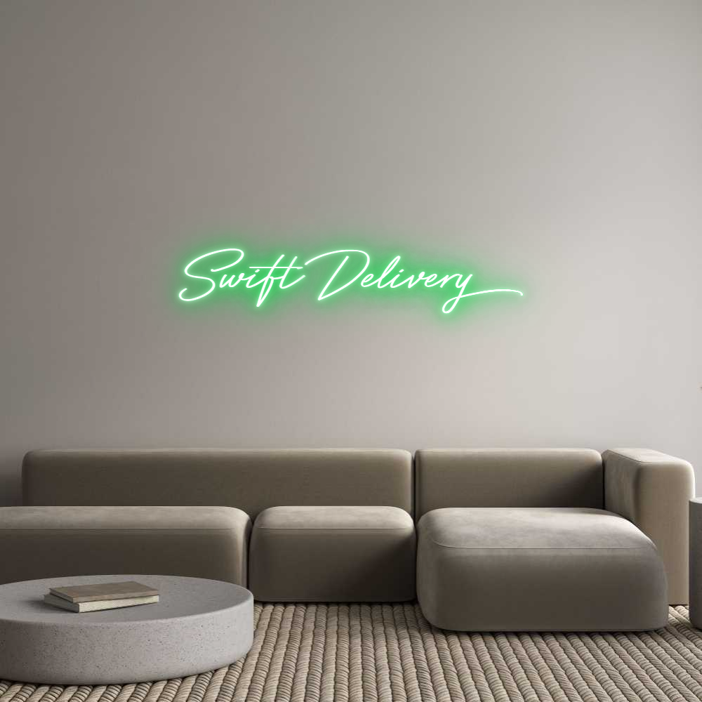 Anpassad neon: Swift Delivery