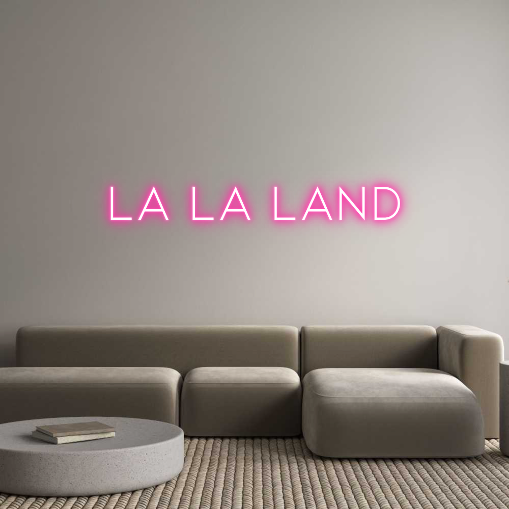 Anpassad neon: LA LA LAND