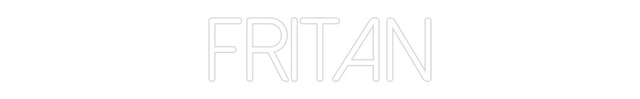 Anpassad neon: FRITAN