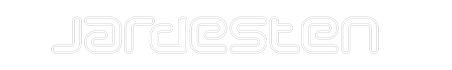 Anpassad neon: Jardesten
