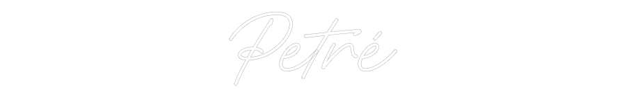 Anpassad neon: Petré