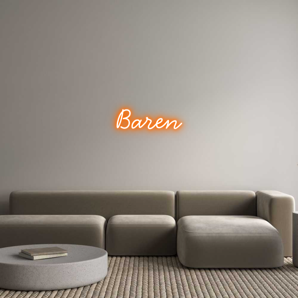 Anpassad neon: Baren