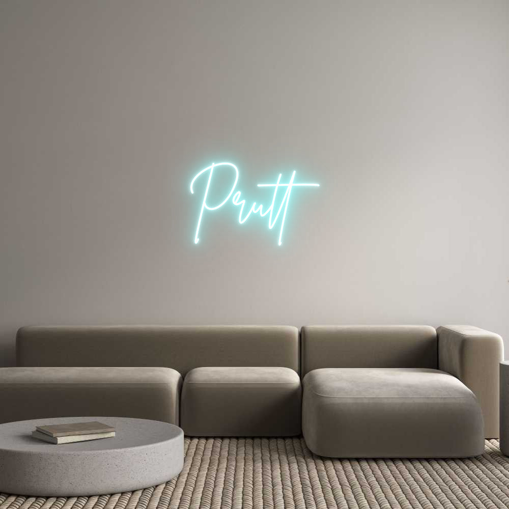 Anpassad neon: Prutt