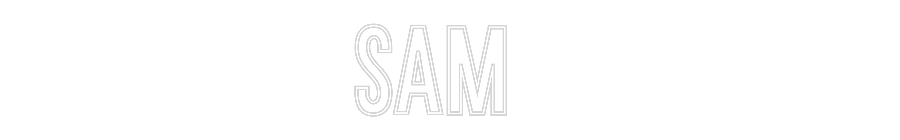 Anpassad neon: Sam