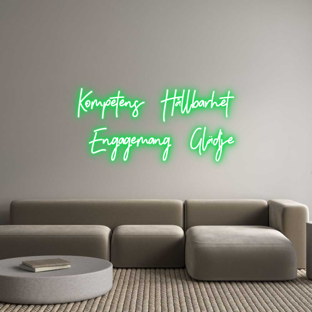 Anpassad neon: Kompetens   H...