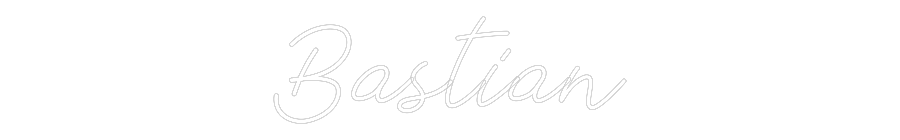 Anpassad neon: Bastian