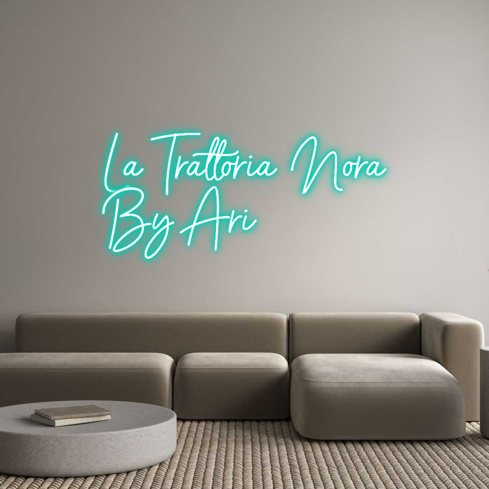 Anpassad neon: La Trattoria ...