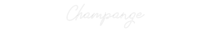 Anpassad neon: Champange