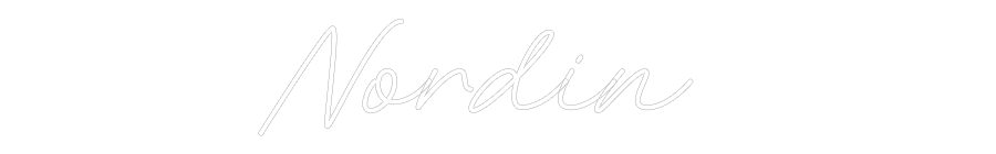 Anpassad neon: Nordin
