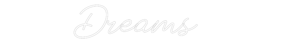 Anpassad neon: Dreams