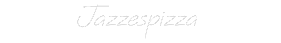 Anpassad neon: Jazzespizza