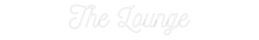 Anpassad neon: The Lounge