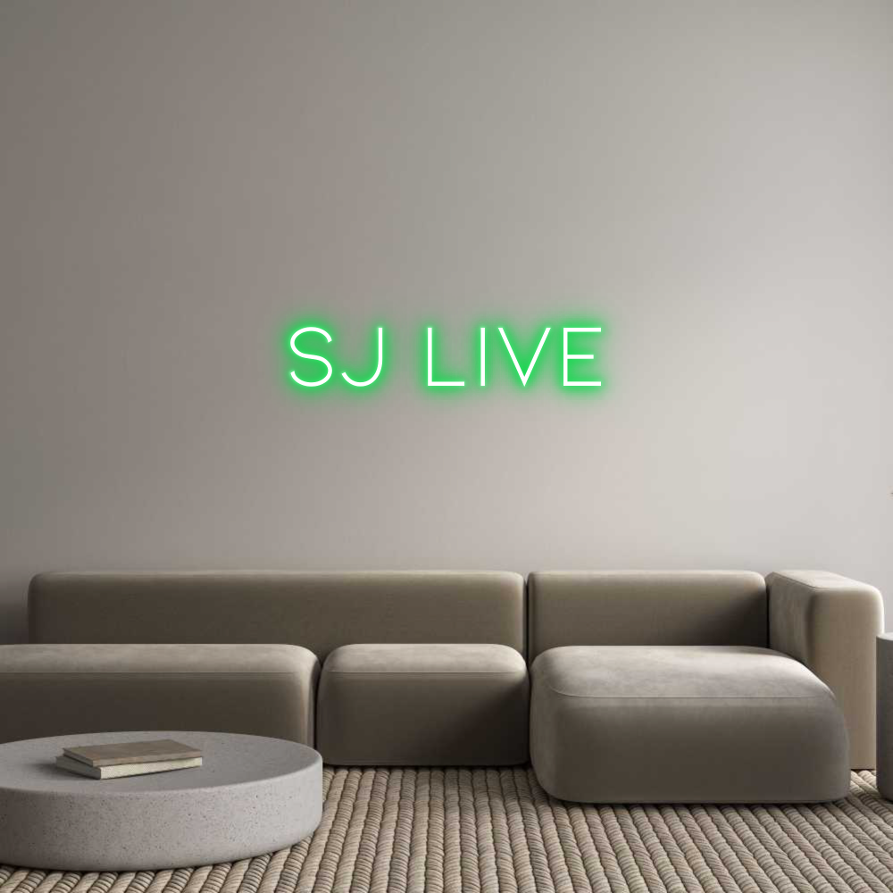 Anpassad neon: SJ Live